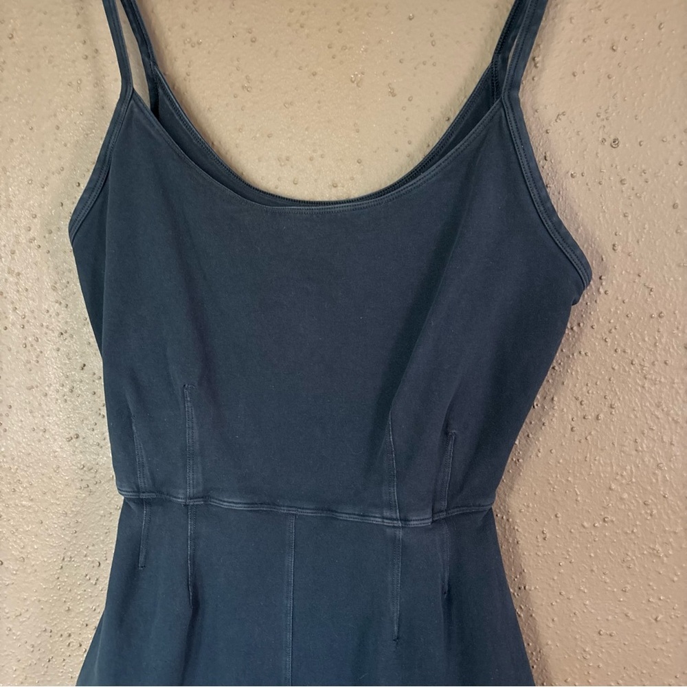 OFFLINE by Aerie Real Me Cut-Out Romper Faded Black Athletic Bodysuit Large - Picture 3 of 7